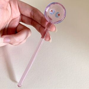 NWOT Anthropologie glass teaspoon